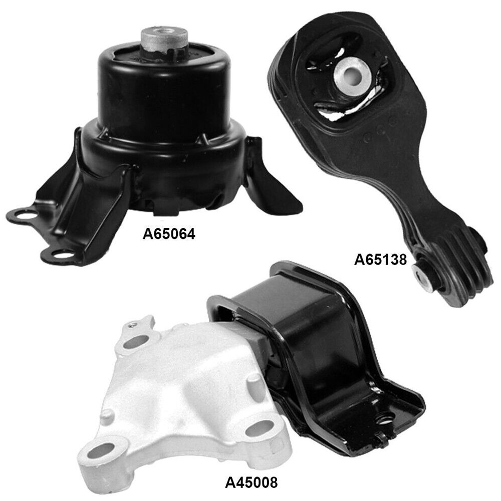 Engine Mounts & Automatic Trans. Mount 3PCS For 16-22 Honda HR-V 1.8L FWD CVT