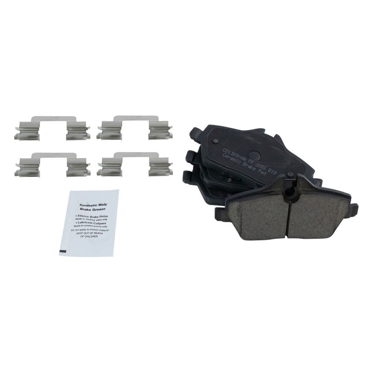 For 14-18 Mini Cooper Front Ceramic Disc Brake Pad & Rotor Kit Left & Right Set