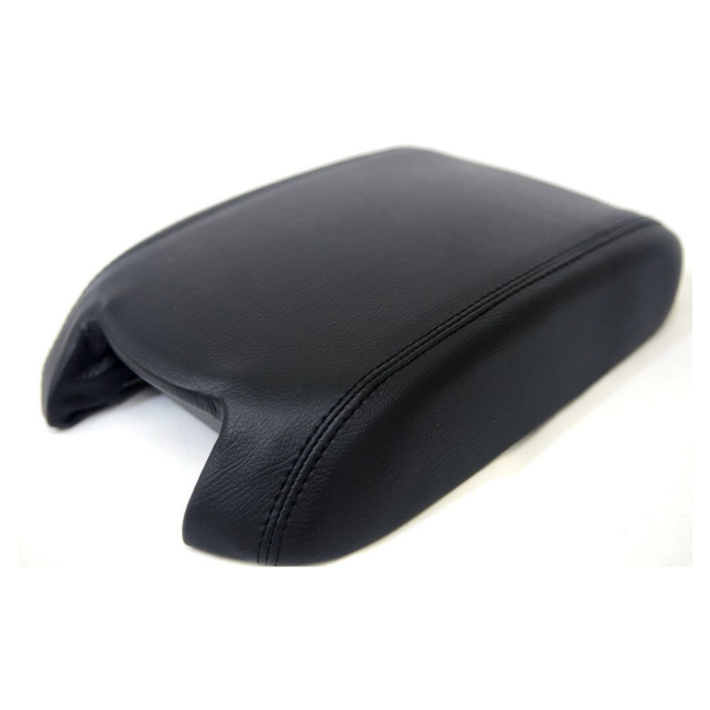 Center Console Armrest Leather Synthetic Cover For Ford 10-19 Taurus Sedan Black