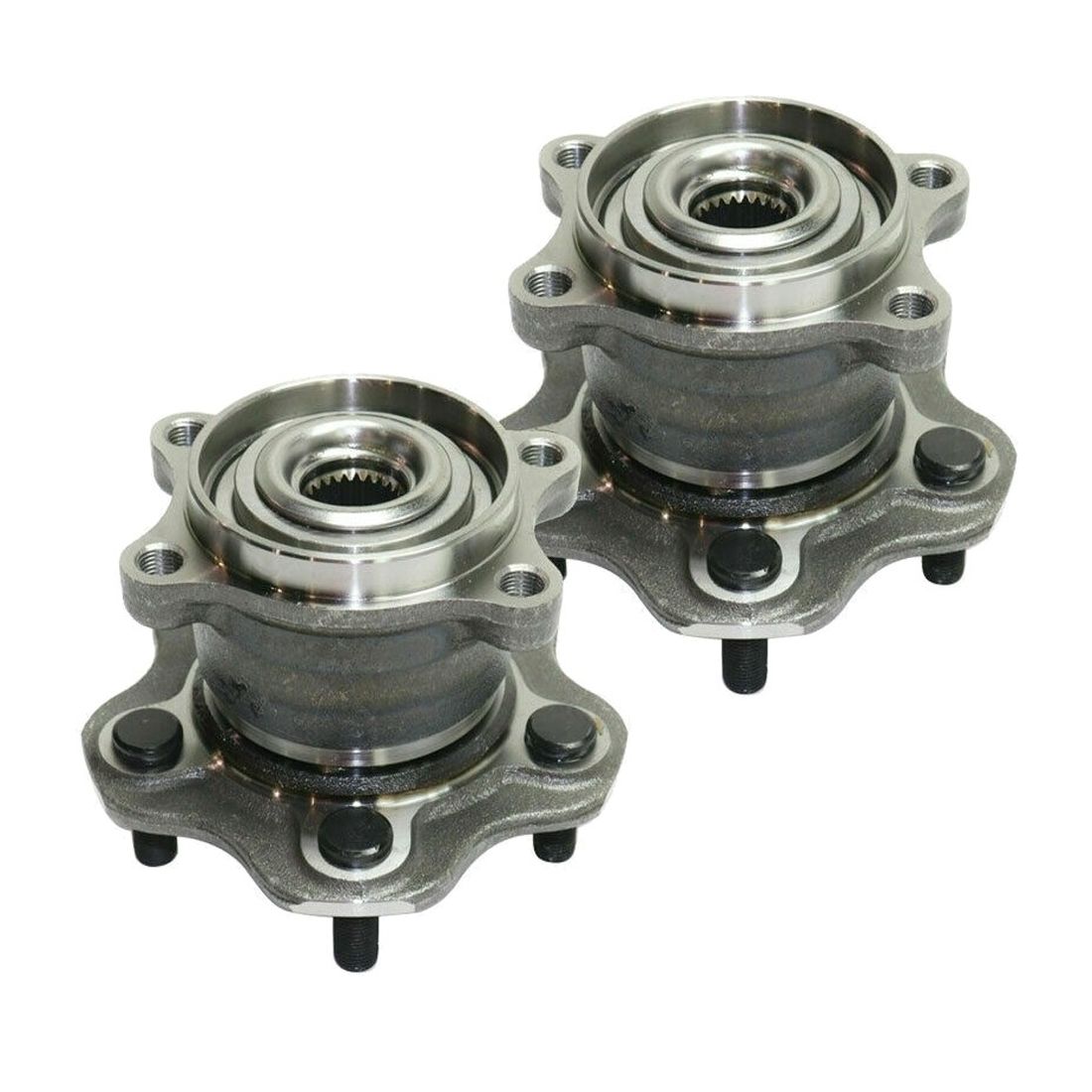 For 11-17 Juke Sport Utility 5-Lugs 2pcs Rear Wheel Bearings Hub Assembly AWD