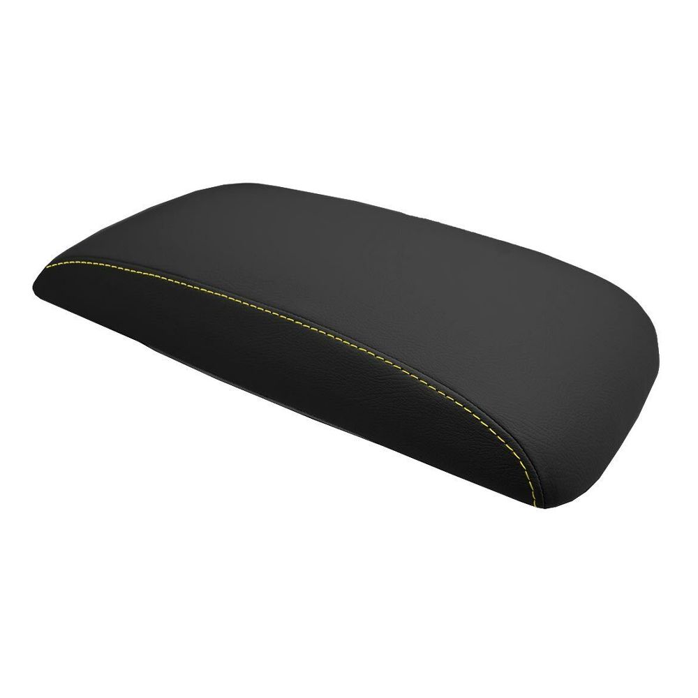 Console Lid Armrest Cover Leather For 07-11 Element Sport Utility Yellow Stitch