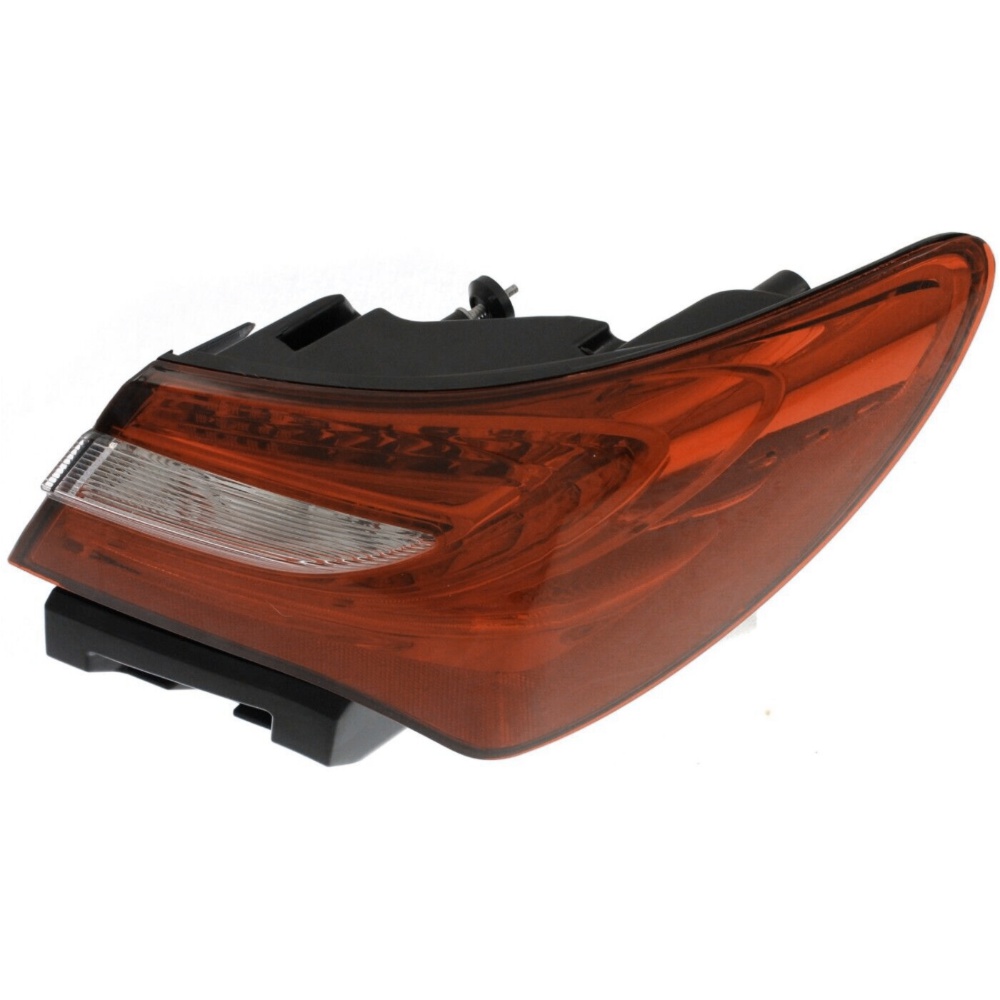 Halogen Tail Light Set For Chrysler 2011-2014 200 Clear/Red Lens W/ Bulbs 2Pcs