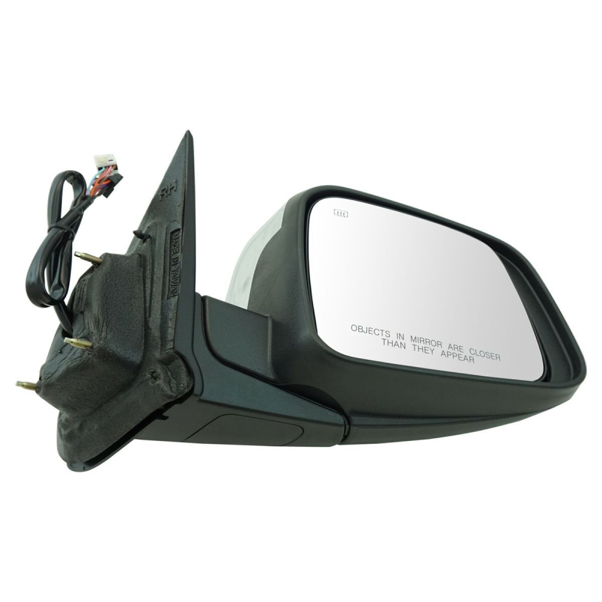 Mirror Power Heated Signal Memory Chrome Passenger Side Right For Durango