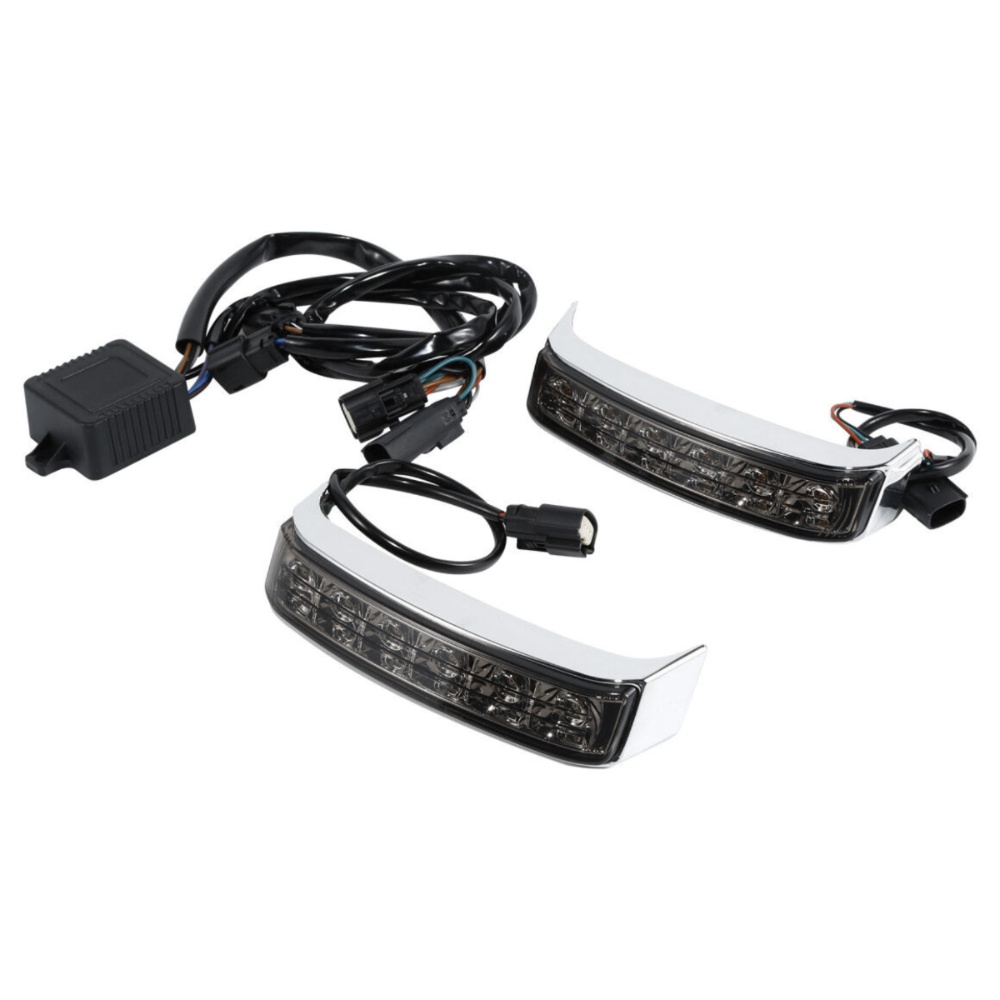 2 Sets Of - LED Saddlebag Run Brake Turn Lamp Light For 2014-2021 Harley-Davidson