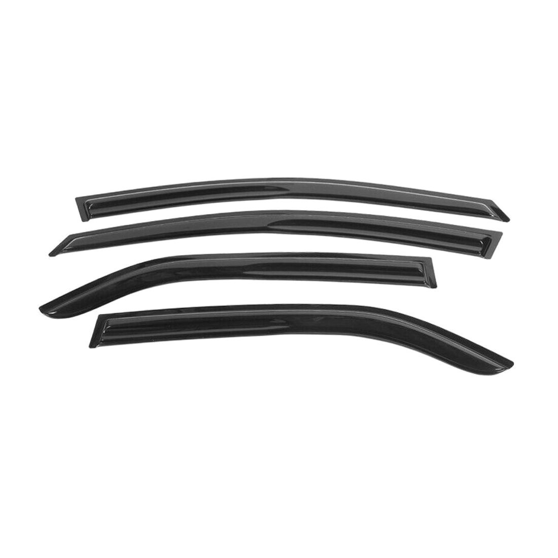 Fits 09-13 Kia Forte Sedan Mugen Acrylic Smoke Window Visors Sun Rain Guard 4PCS