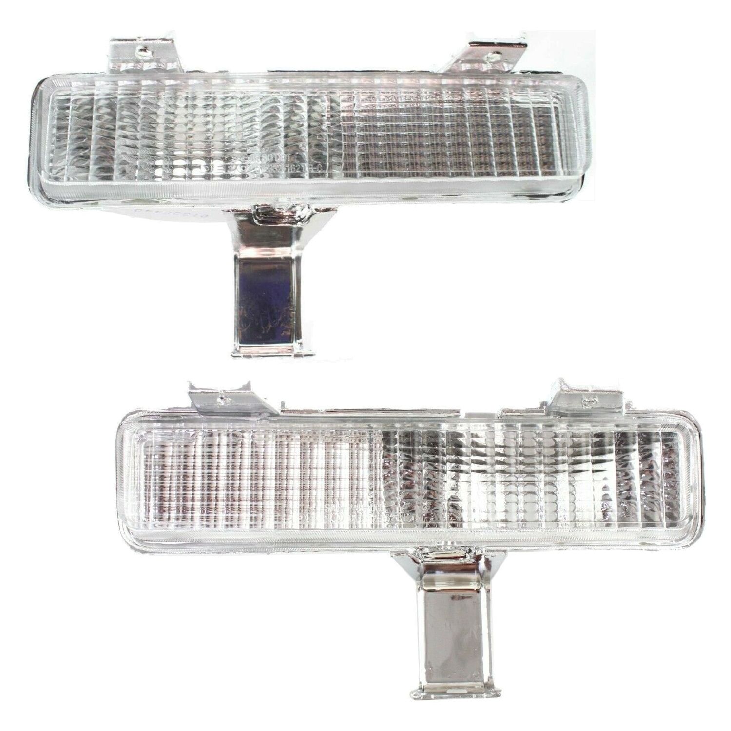 Turn Signal Light For Chevrolet Pontiac Plastic Lens Left & Right(Bumper)