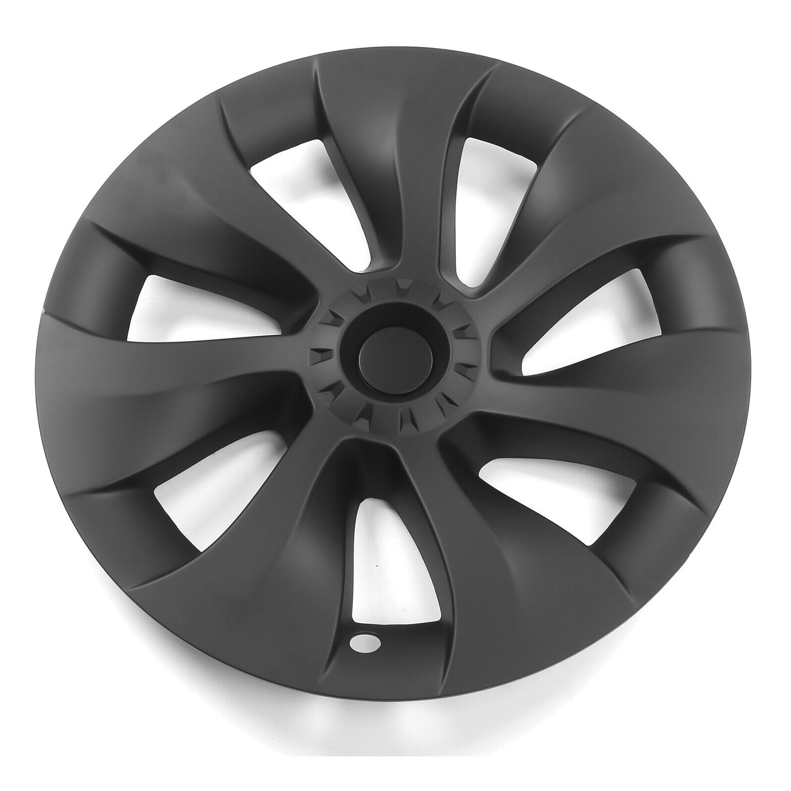 For 2020-2023 Tesla Y Sport Utility Wheel Hubcaps Rim Covers Matte Black 4PCS