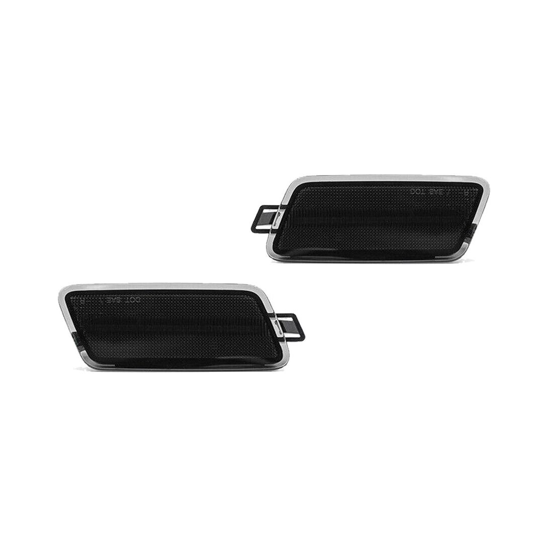 Smoked Front Fender Side Marker Lights Kit