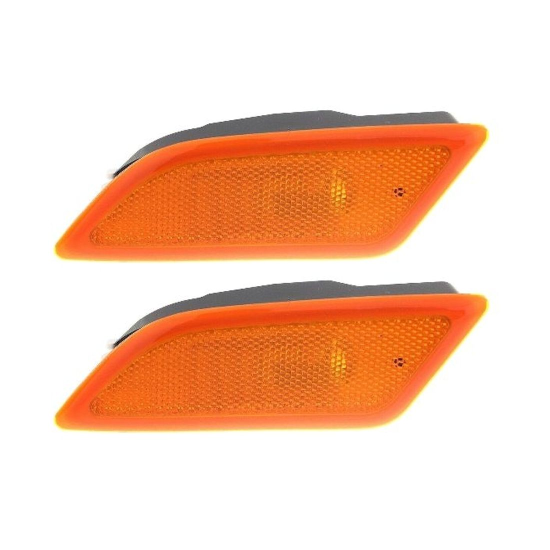 2 Sets Of - Side Marker Light Lamp Front Driver Side Left LH LF For MB For