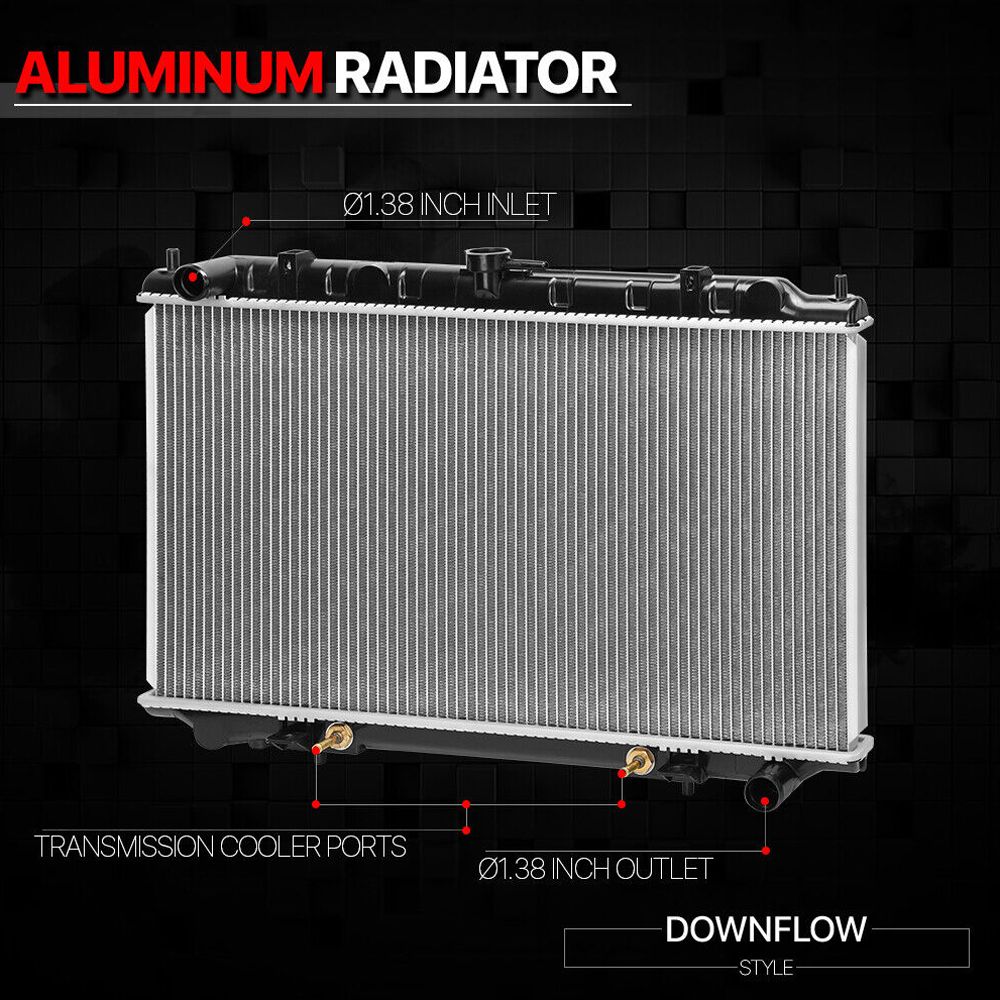 For 1996-1999 INFINITI I30 Base Sedan Aluminum Factory Replacement Radiator-
