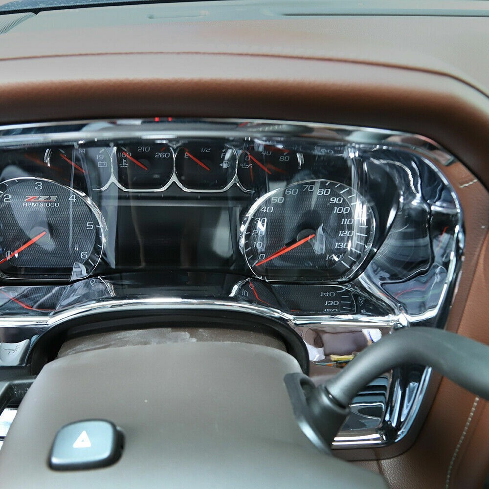 Dashboard Instrument Cover Trim / Chrome