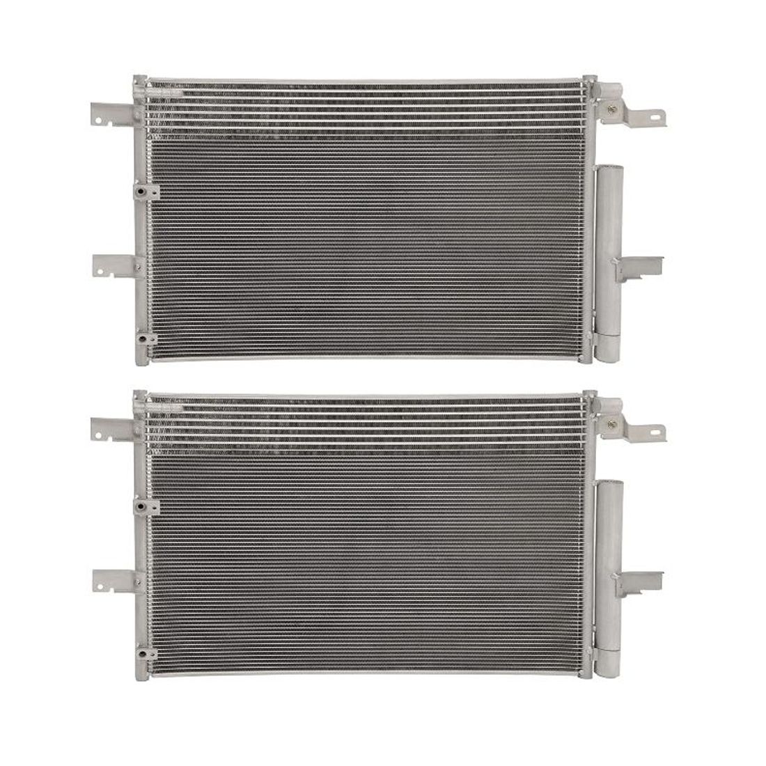 2 Sets Of - AC Condenser For 11-14 Edge 11-15 MKX 3.5L 3.7L Aluminum