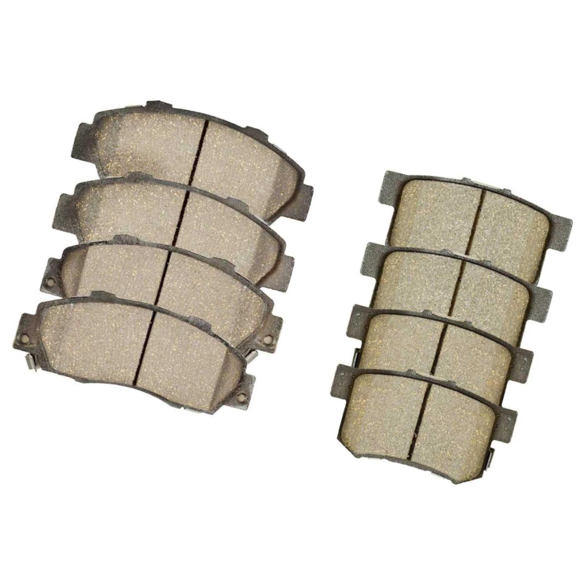 For 1991-1994 1998-2002 Honda Accord 1995-1998 TL Front Rear Ceramic Brake Pads