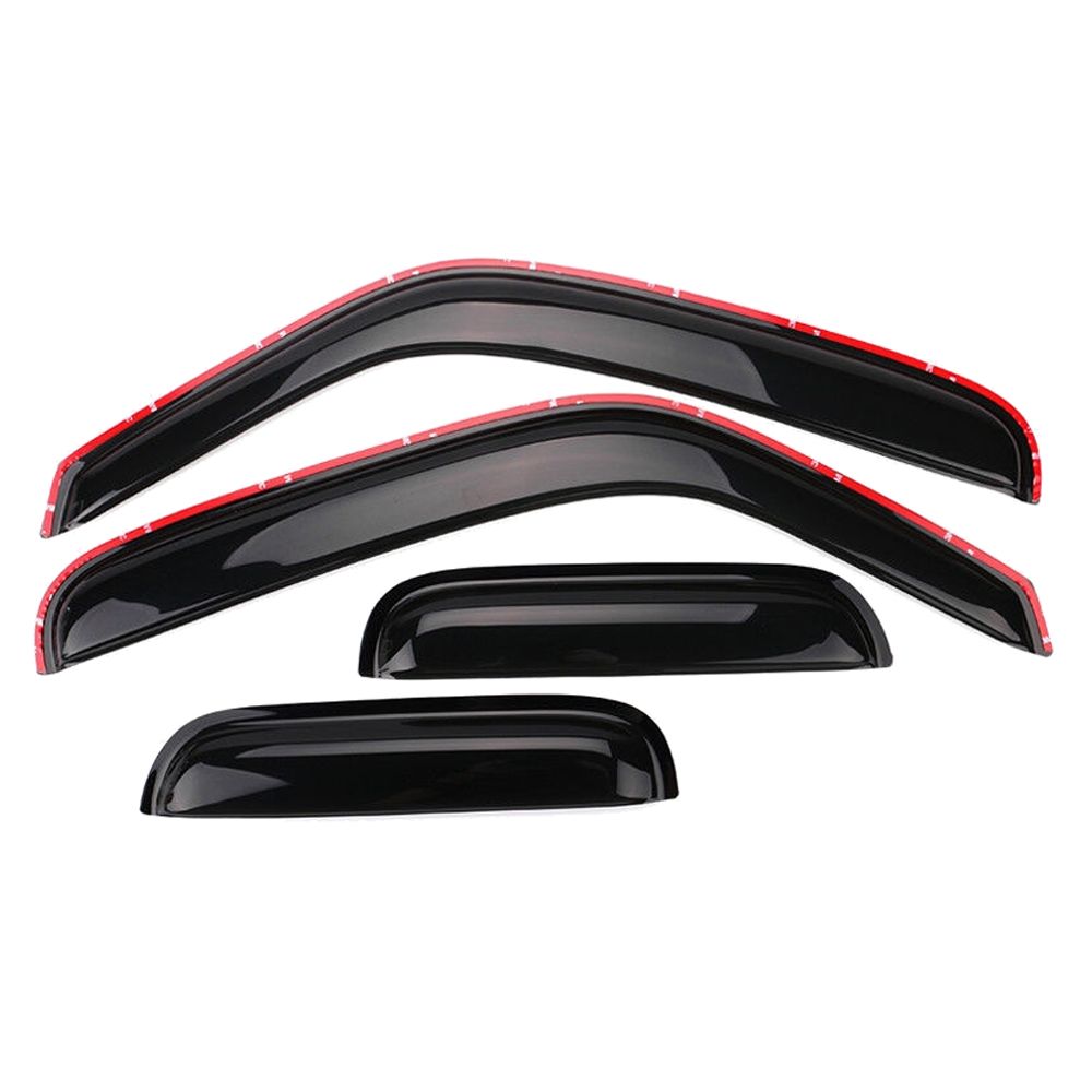 2 Sets Of - Fits 99-11 Ford 99-00 Mazda B2500 In Channel Acrylic Window Visors