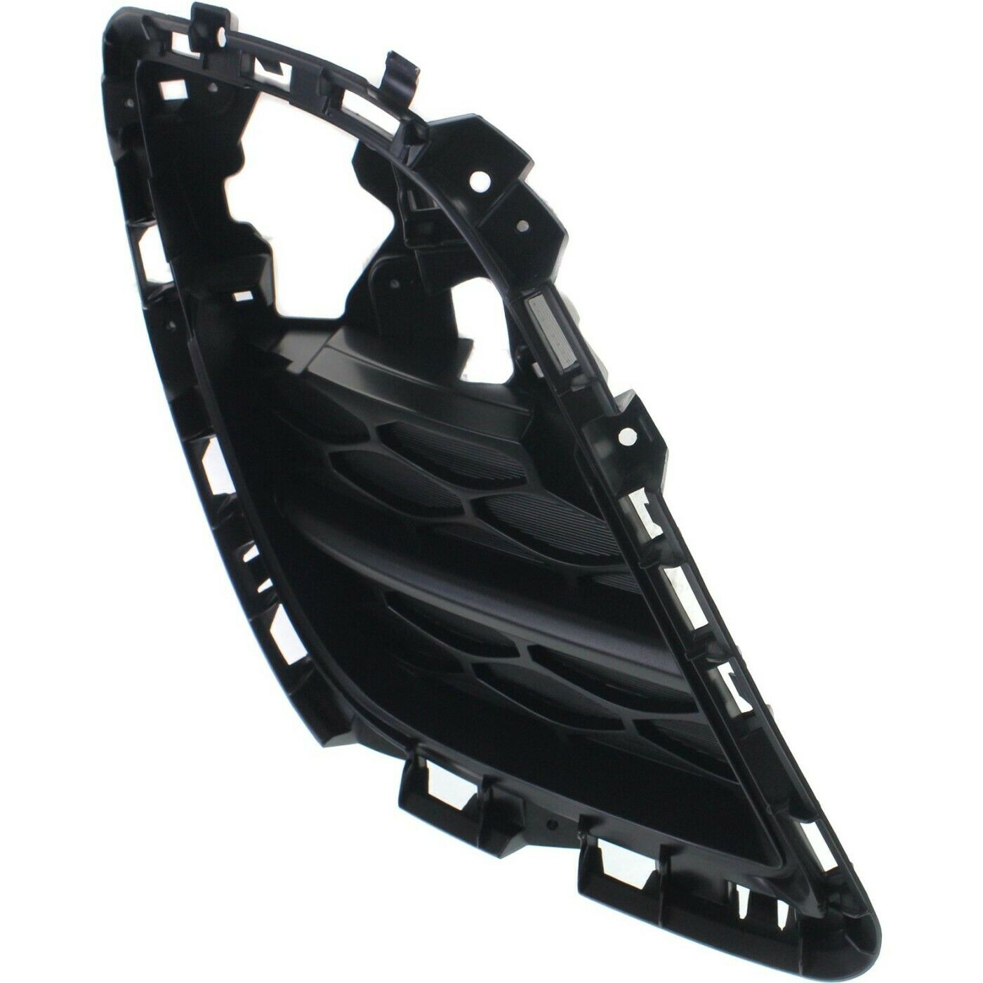 Fog Light Trim Set For Mazda 2010-2012 CX-7 Left & Right Black Plastic 2Pc