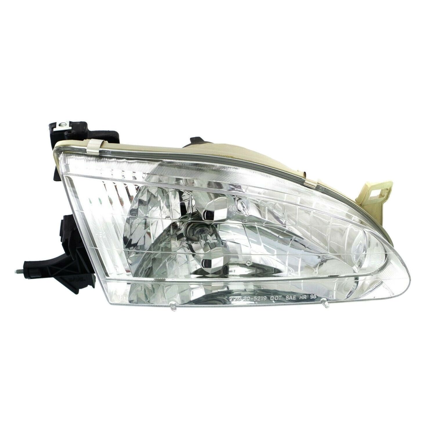 Headlight For 1998-2000 Toyota Corolla 4Door Right Halogen Clear Lens W/Bulb
