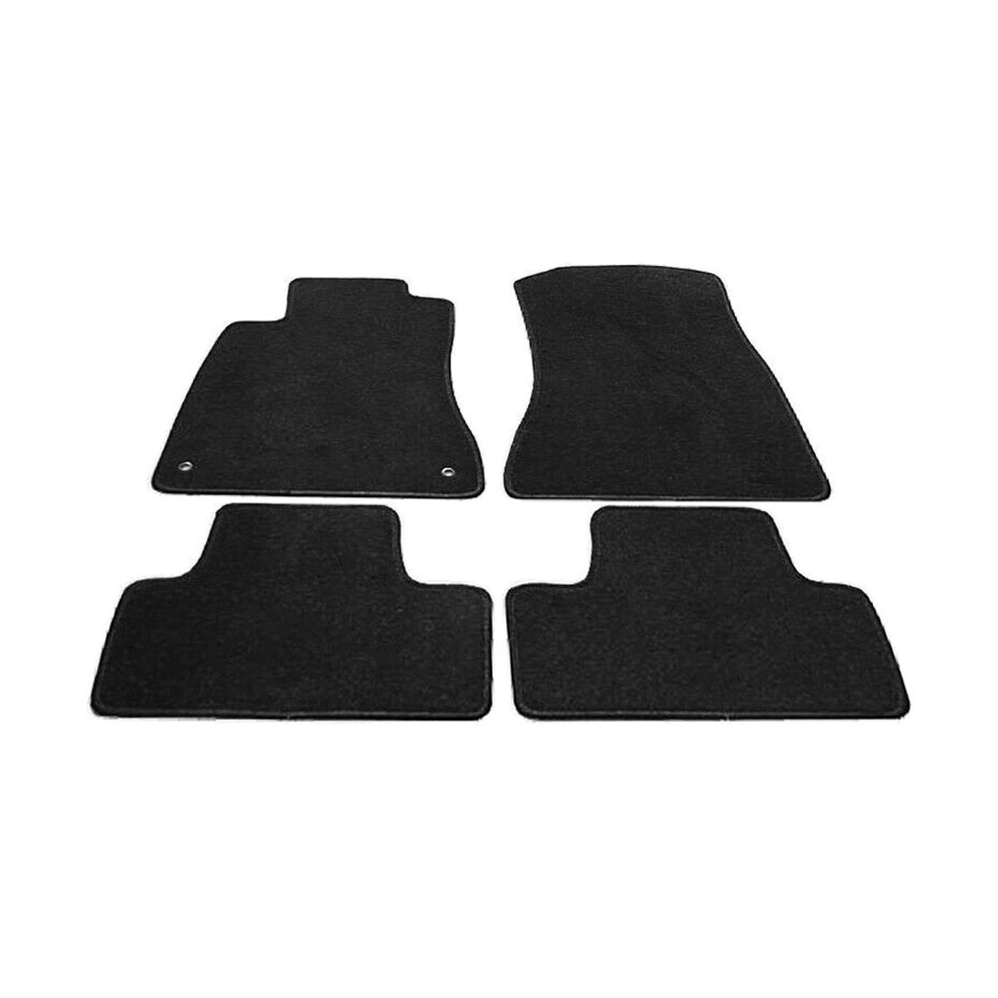 For 06-13 Lexus IS250 Base Sedan Black Nylon Floor Mats Carpet Front Rear 4PC