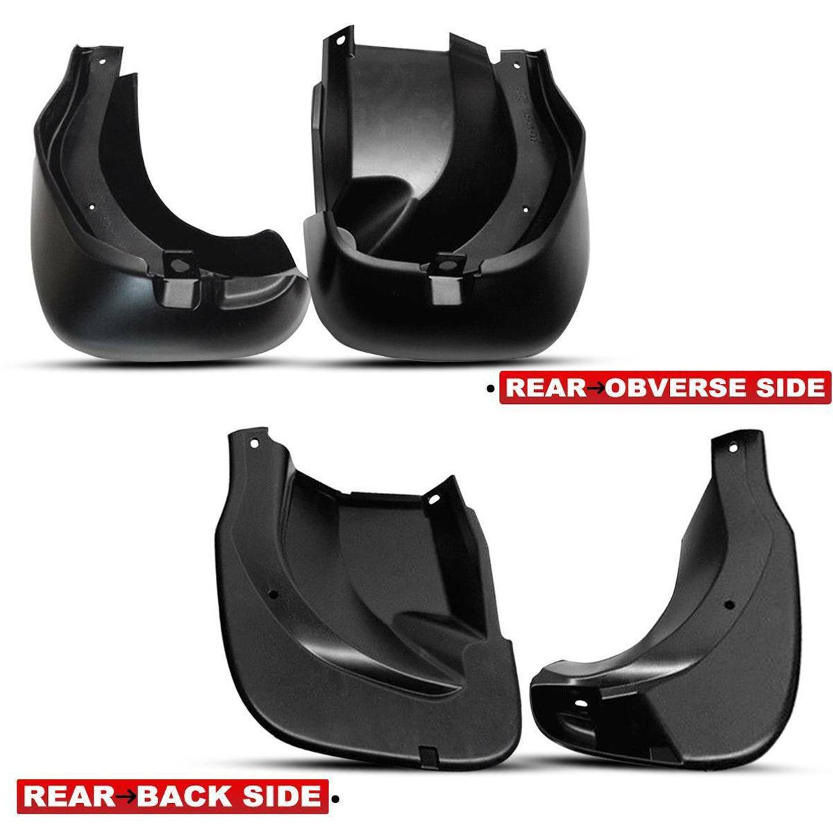 For 12-16 CR-V For 12-16 CR-V Splash Guards Mud Flaps Mudflaps 4PCS Front & Rear