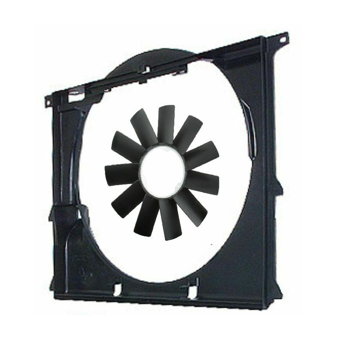 Radiator Shroud Housing +Cooling Fan Blade Kit For 1999-2000 Z3 2.8i 2.5L 2.8L