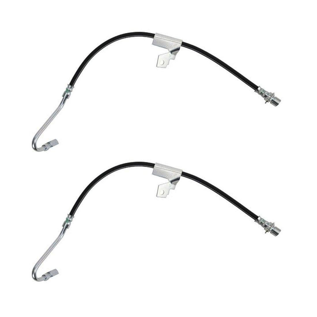 2 Sets Of - Front Right Brake Hose Fits Chevrolet Blazer S10 Jimmy Sonoma Hombre