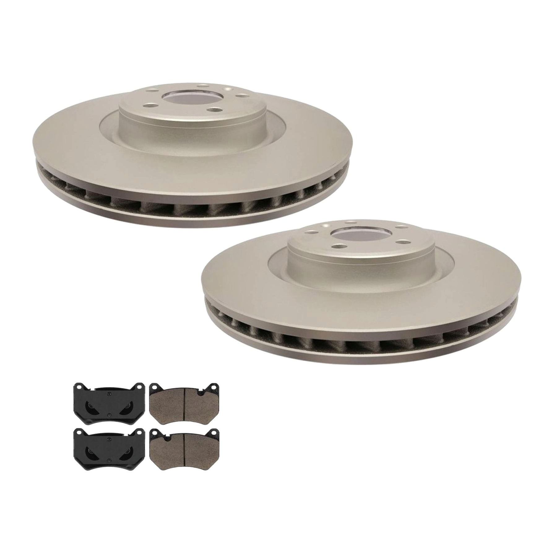 For Audi 2018-2022 Q5 Dynamic Front Disc Brake Rotors & Ceramic Disc Brake Pads
