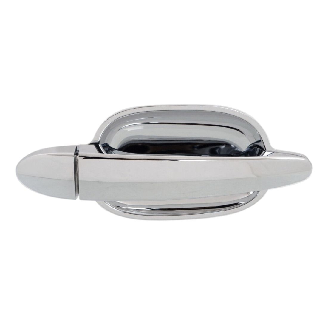 Exterior Door Handle For 2004-2007 BMW 530i 2008-2010 528i Chrome Plastic