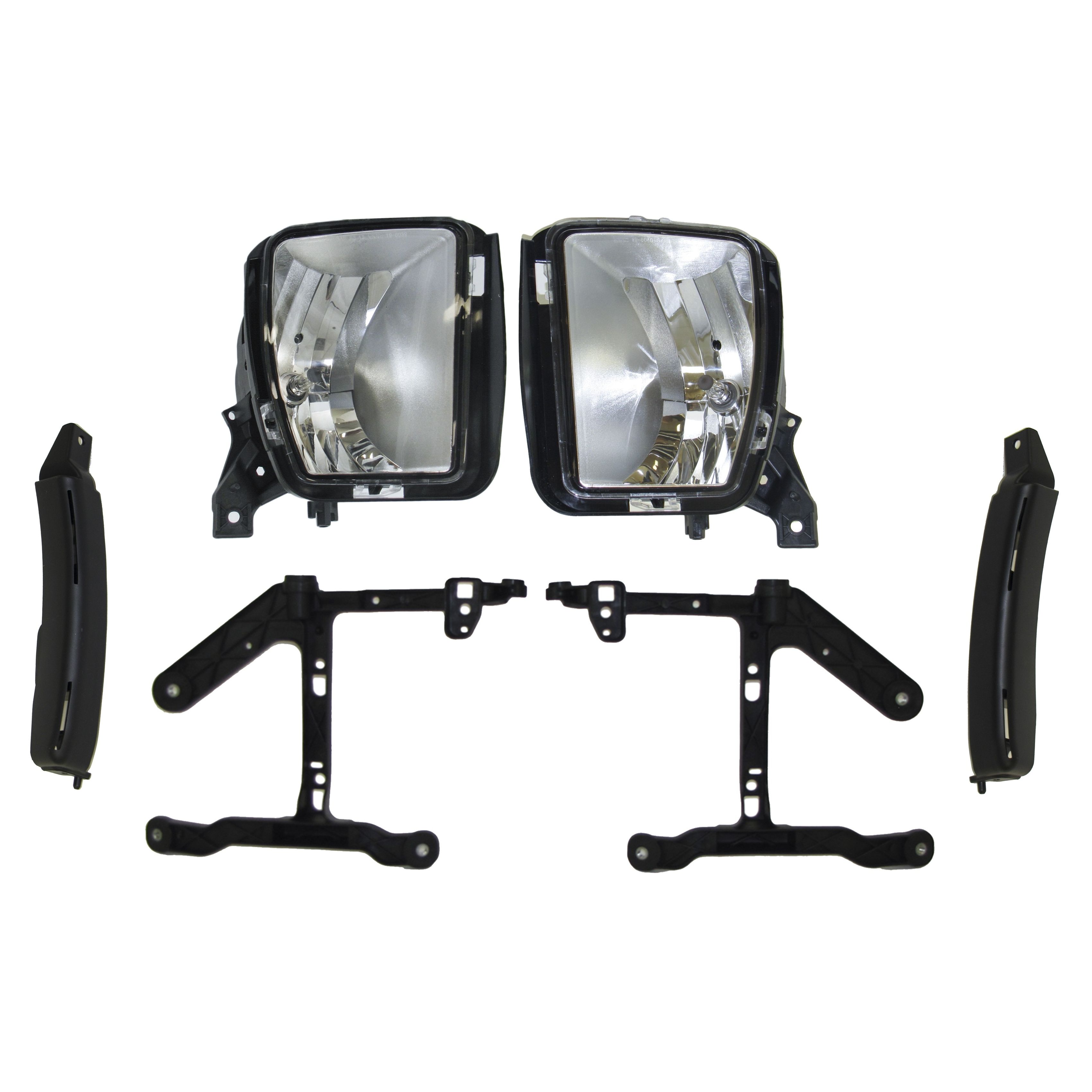 For 13-18 Ram 1500 Big Horn Front Bumper Side Retainer Fog Light Bracket 6pcs