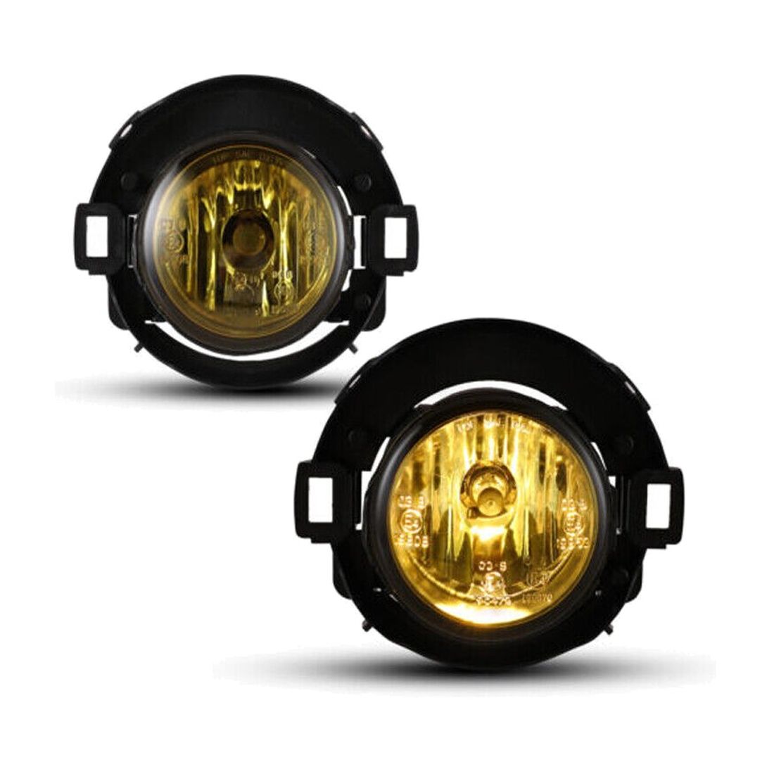 For Nissan 10-19 Frontier Yellow Fog Lights Driving Bumper Lamps Wiring Kits
