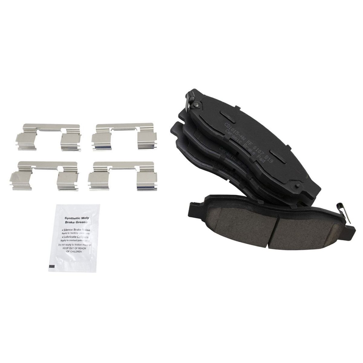 Front Ceramic Brake Pad & 2 Rotors Set For Armada Titan Infiniti QX56
