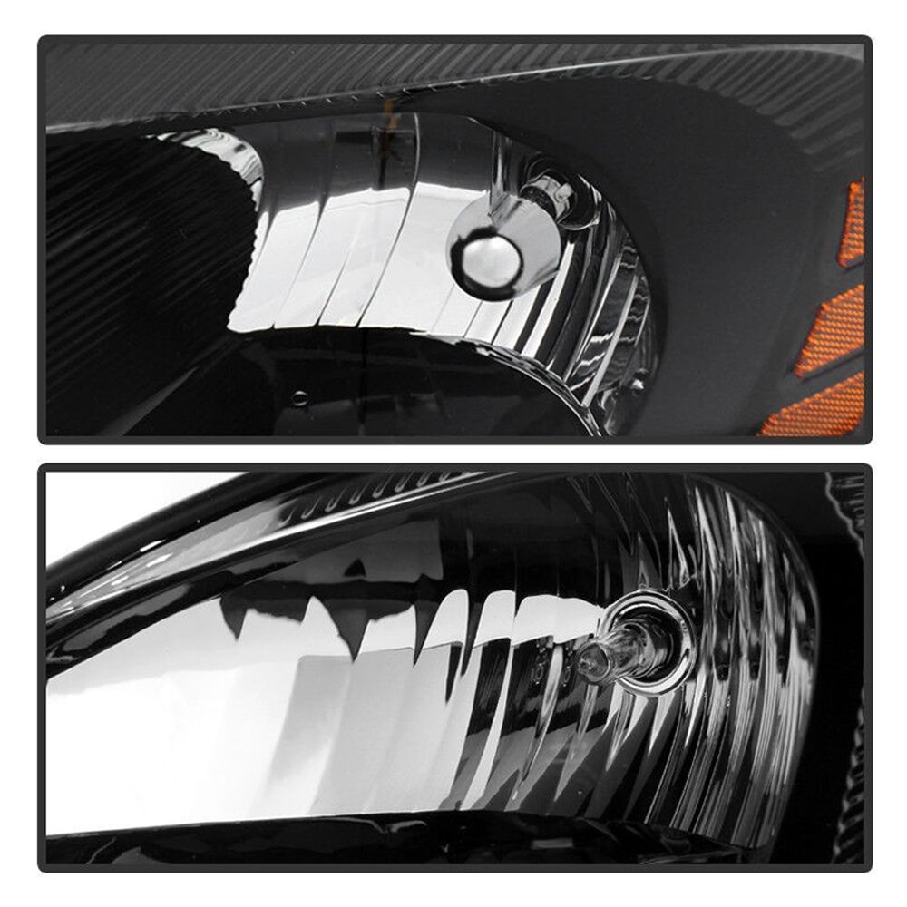 For 04-08 Pontiac Grand Prix Headlights Headlamps Pair Left+Right 2005 2006 2007