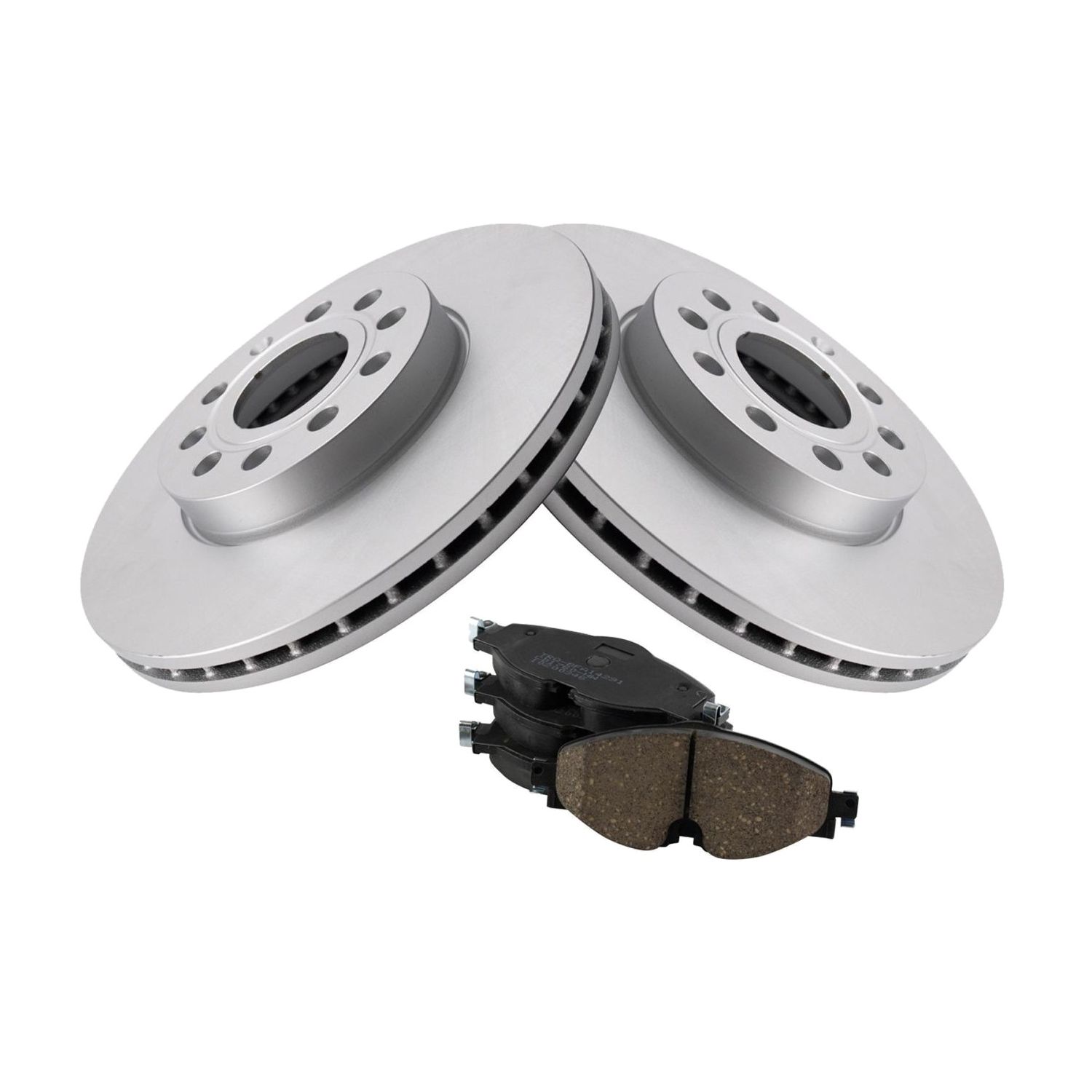 Front Ceramic Brake Pad & Coated Rotor Kit For 15-16 A3 TDI Premium Plus Jetfa