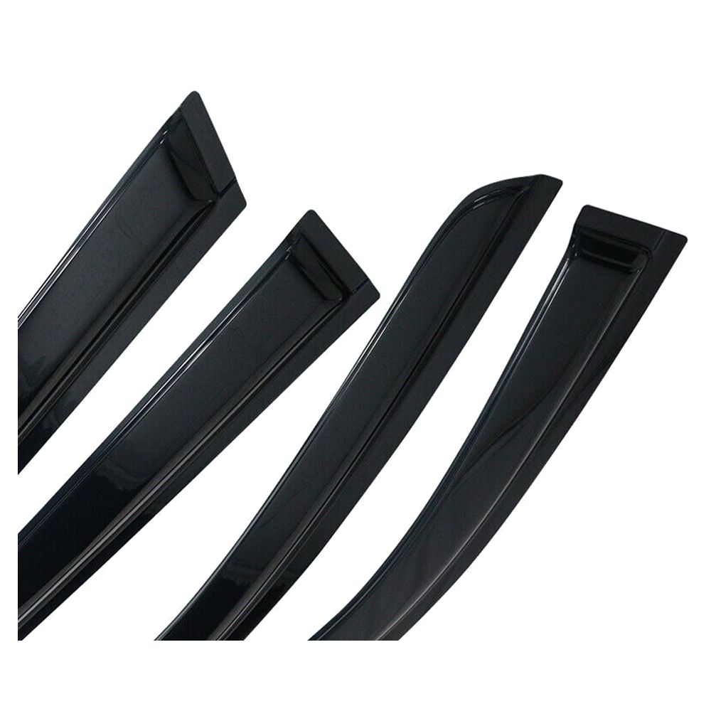 2 Sets Of - Fits 14-20 Nissan Rogue SV & SL Tape On Window Visors Sun Rain Guard