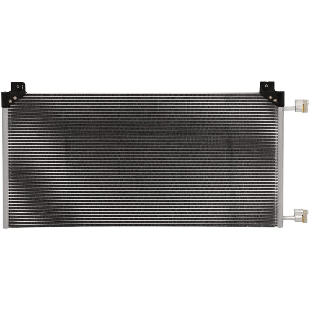 AC Condenser For 02-04 Cadillac Escalade 99-04 Chevrolet Silverado 2500 Aluminum