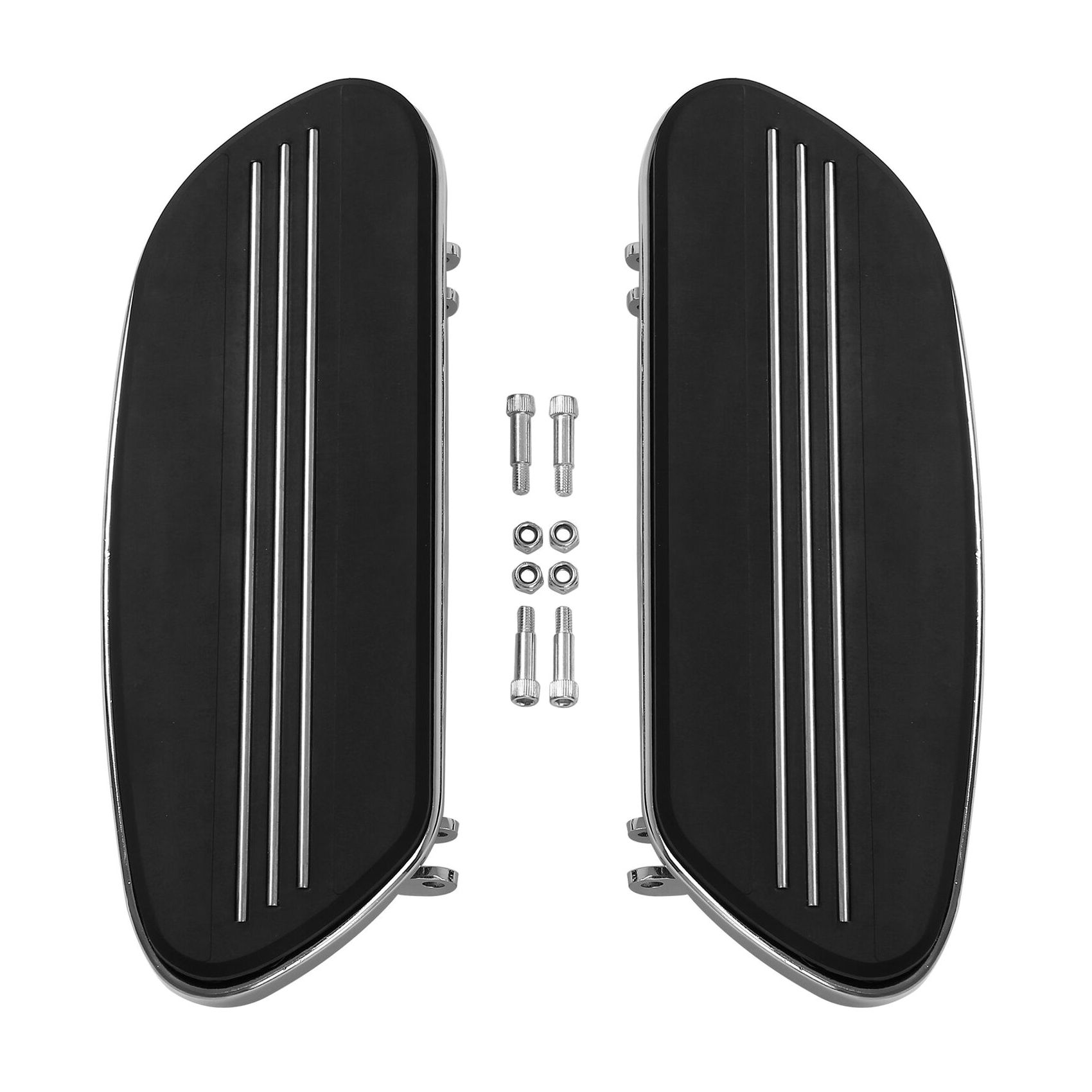 For 2015-2016 Harley-Davidson Electra Glide Low Chrome Driver Floorboard Kit
