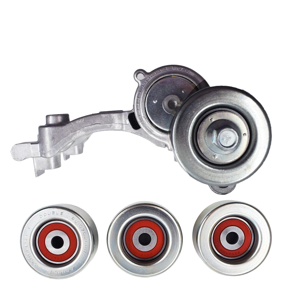 For Toyota 2005-2015 Toyota Tacoma Tundra 4.0 V6 Drive Belt Tensioner & 3 Pulley