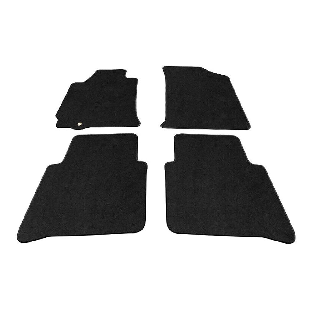 For 2010-2012 Altima SR Sedan 4 Door Black Nylon Floor Mats Carpet 4-pcs Set