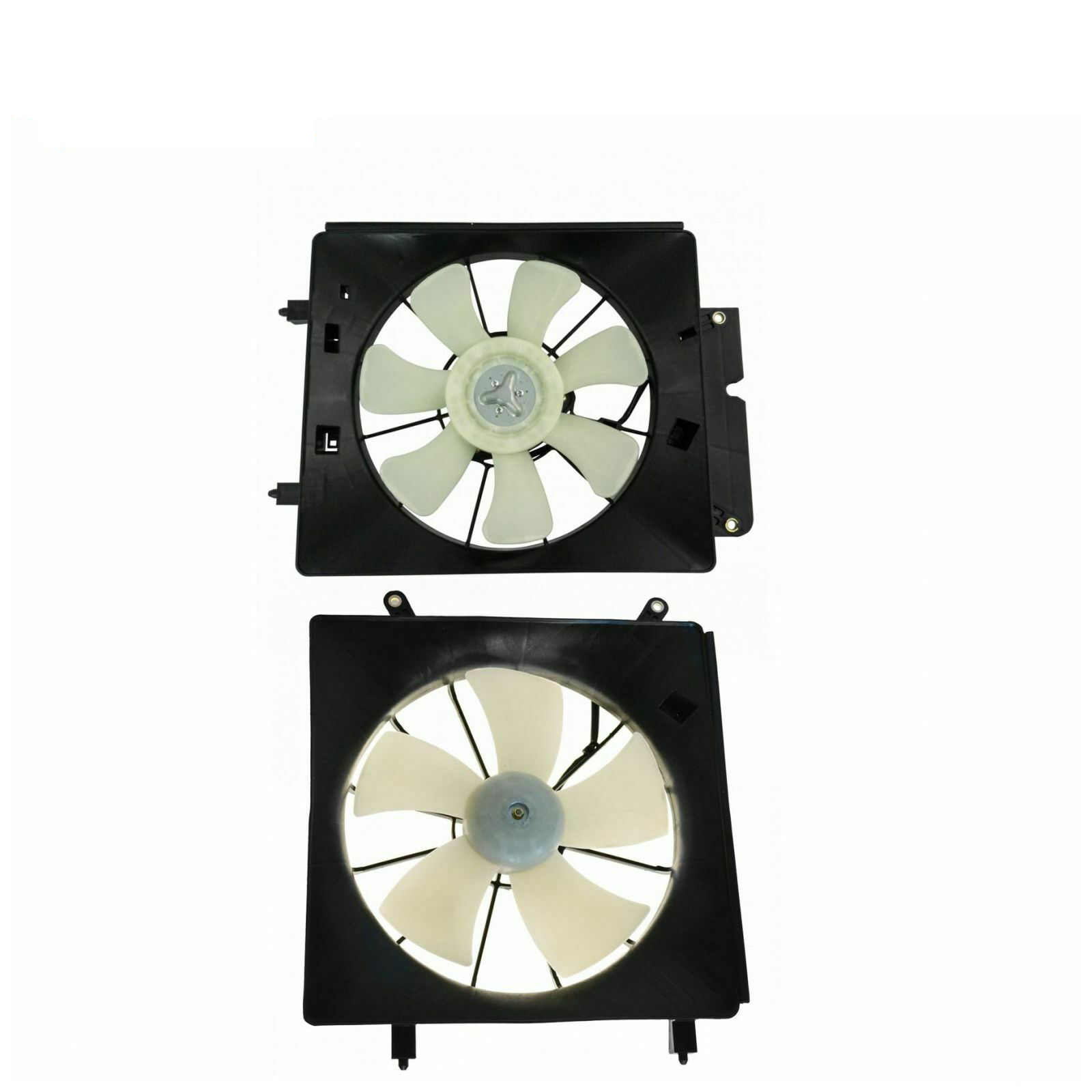Radiator & AC Condenser Cooling Fan Assembly Pair For Honda CR-V Honda Element
