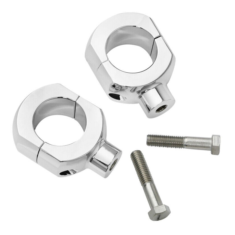 Chrome 2'' Handlebar Bar Risers Fit For Harley-Davidson Harley 1200