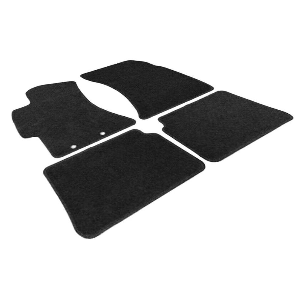 For 08-11 Impreza 2.5i Hatchback Floor Mats Nylon Black Auto Carpets 4PC Set