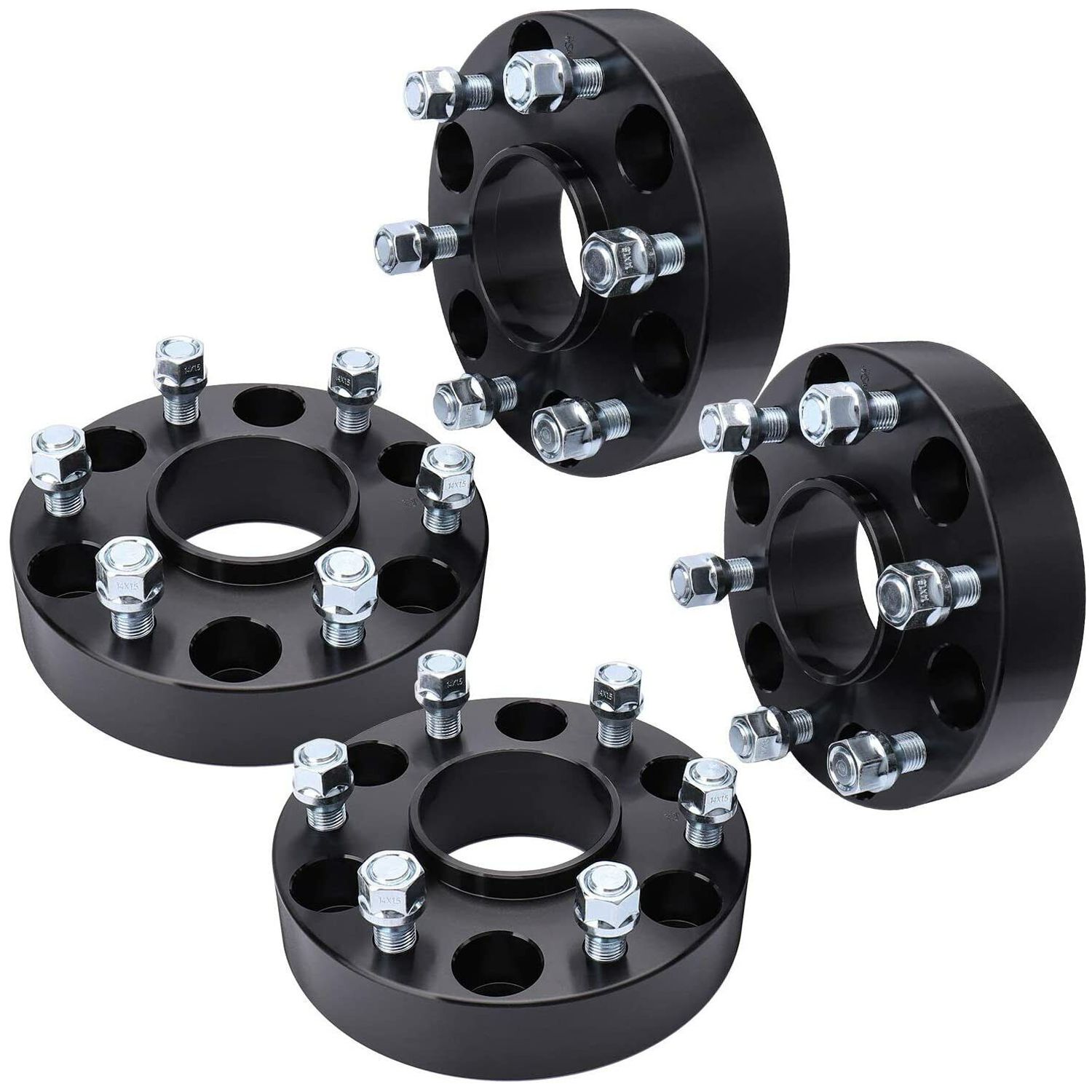 6x5.5 To 6x120 Hub Wheel Adapters 1.5" Put For 99-21 Silverado 1500 Wheels On