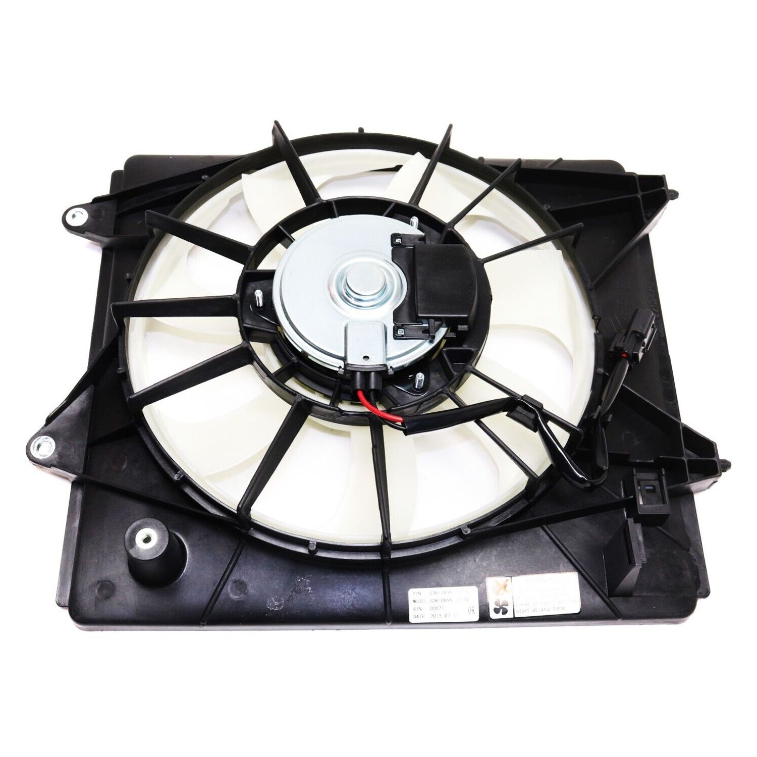 A/C Condenser Fan Assembly For 2015-2020 Fit Hatchback Single Fan Right Side