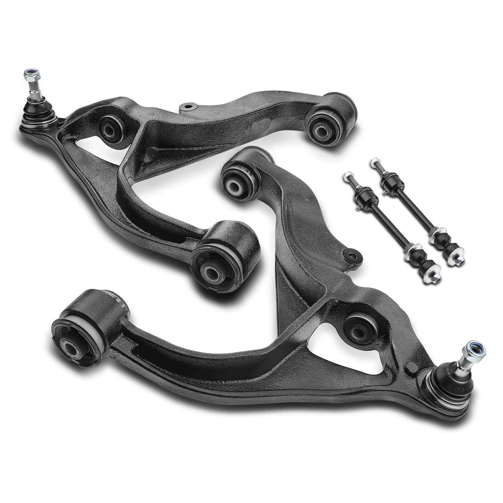 4x Front Lower Control Arm & Sway Bar End For 2011-2018 1500 Outdoorsman 4WD