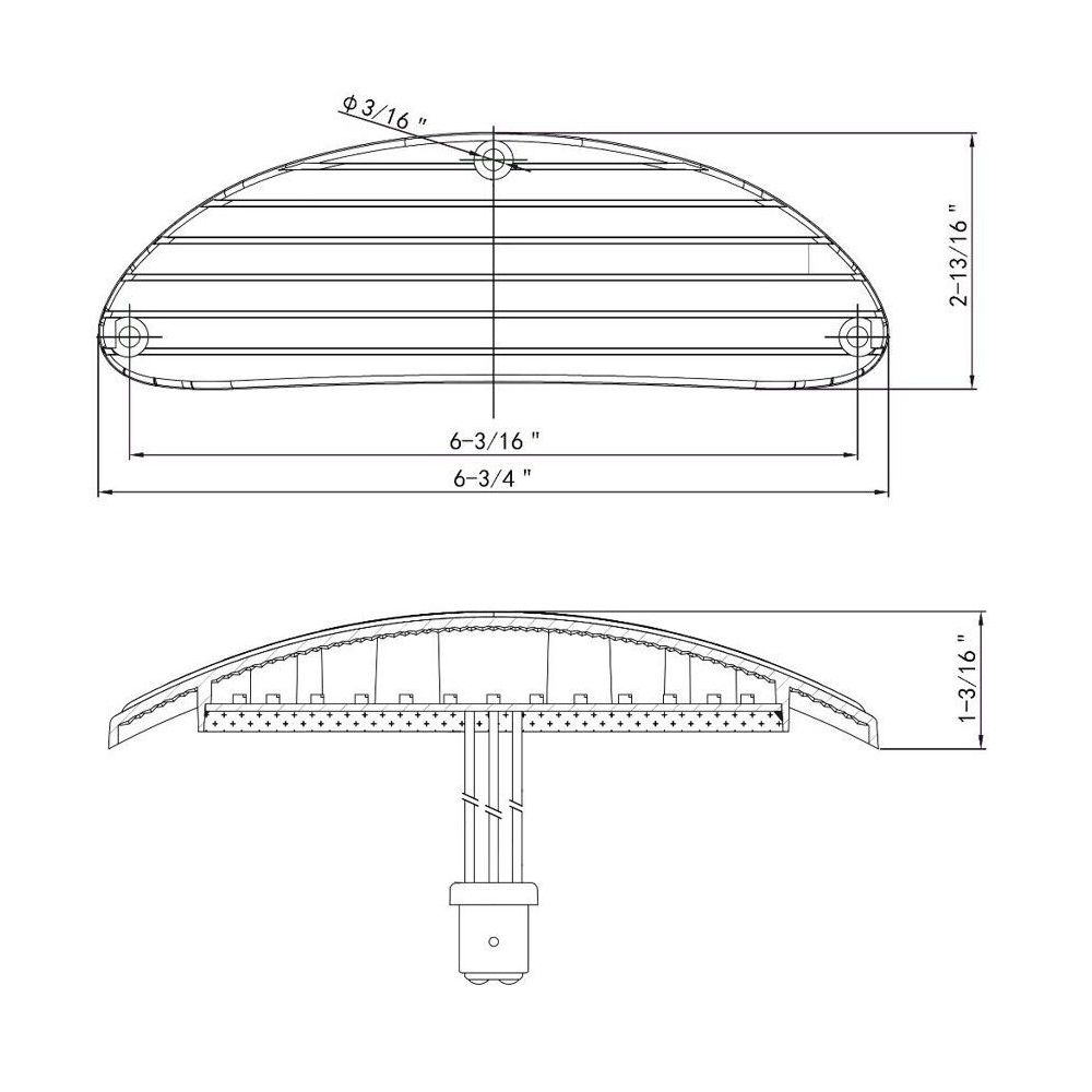 Clear For 1955 Chevrolet Two-Ten Series Del Ray Coupe Led Parking Light Set
