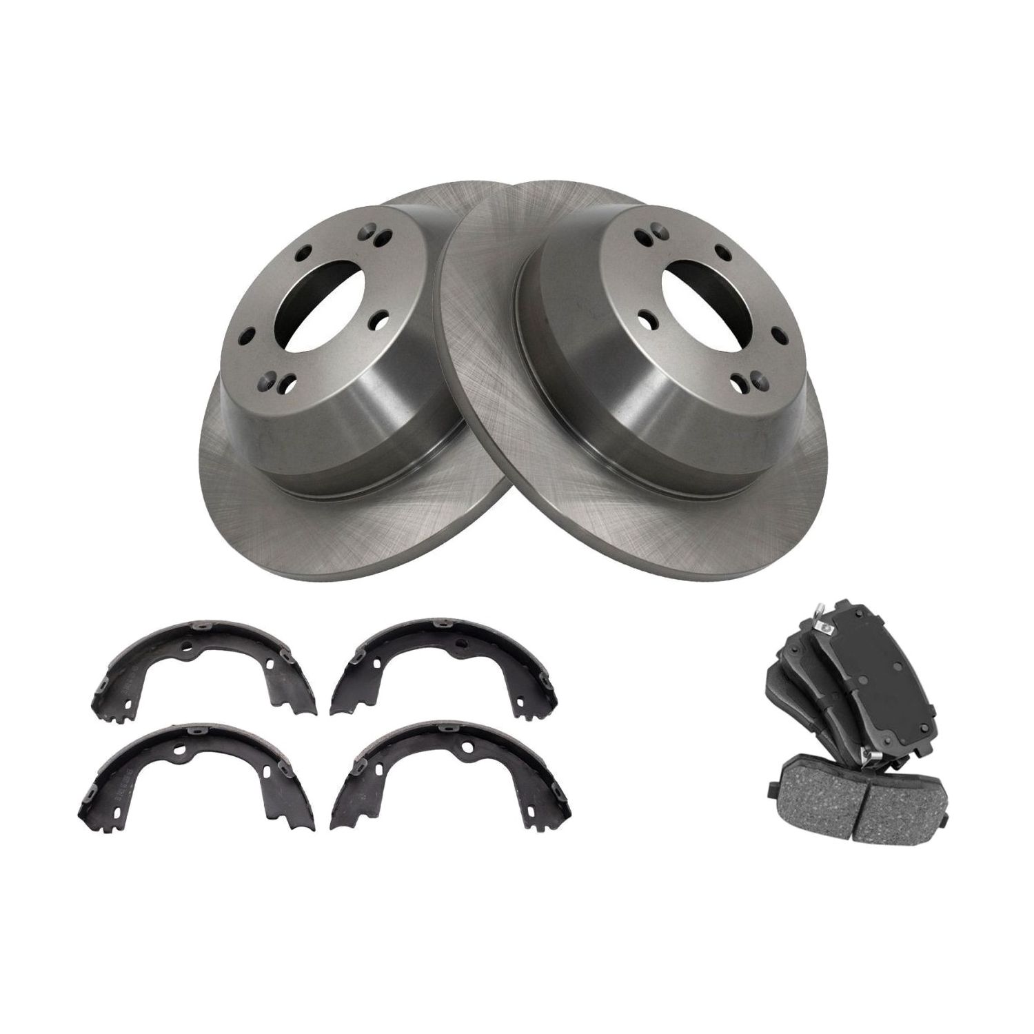 For Kia 2015-2016 Sedona Mini Passenger Van Rear Ceramic Brake Pad & Rotor Kit