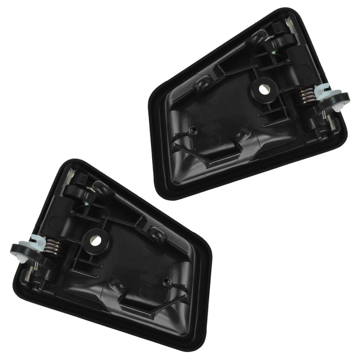 Black Front Interior Door Handle Pair Inside Set For Chevrolet Geo Suzuki