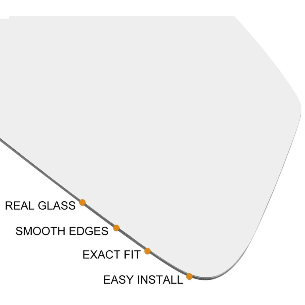 Mirror Glass W/ Backing Heated Passenger Side Right For 2011-2018 Lexus