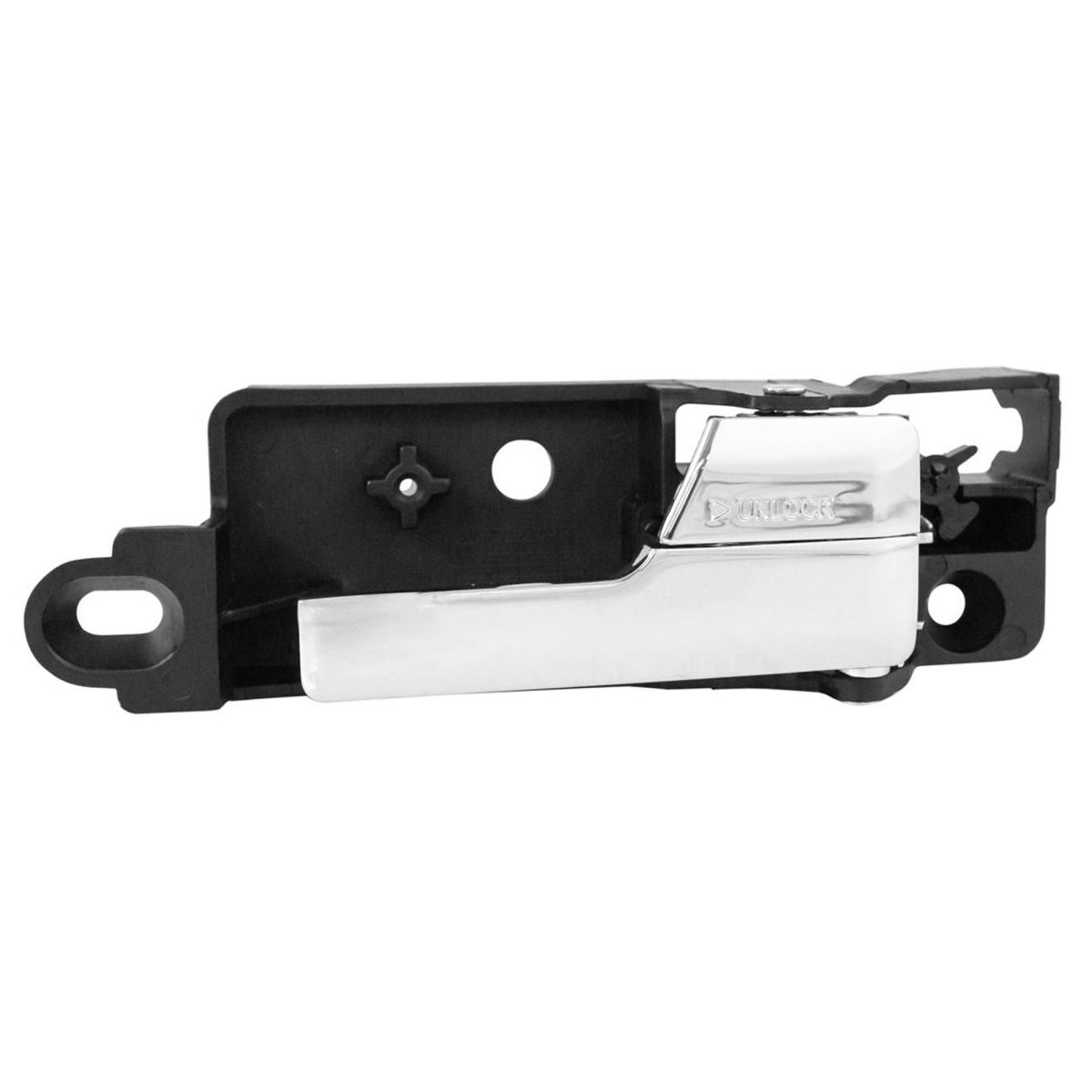 Premium Metal Upgrade Inside Interior Door Handle Chrome Rear Pair Set 2pc