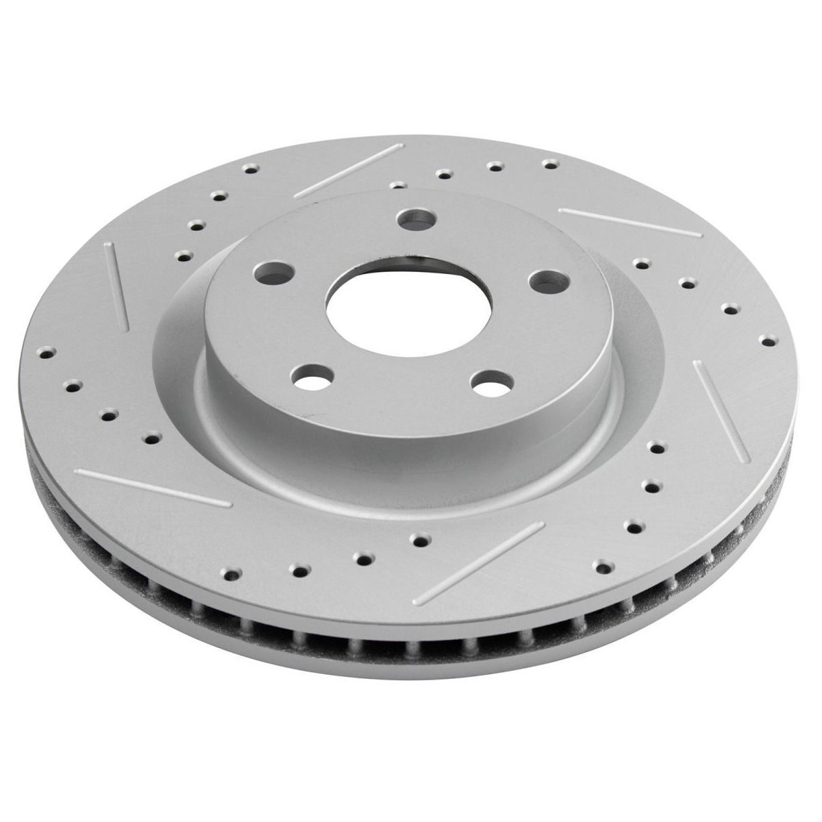 Front & Rear Ceramic Brake Pad & For 2008-2009 Pontiac G8 Coated Rotor Kit W