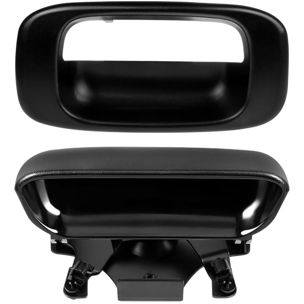 Tailgate Handle Bezel For 99-2006 Chevrolet Silverado 1500 Set Of 2 Black