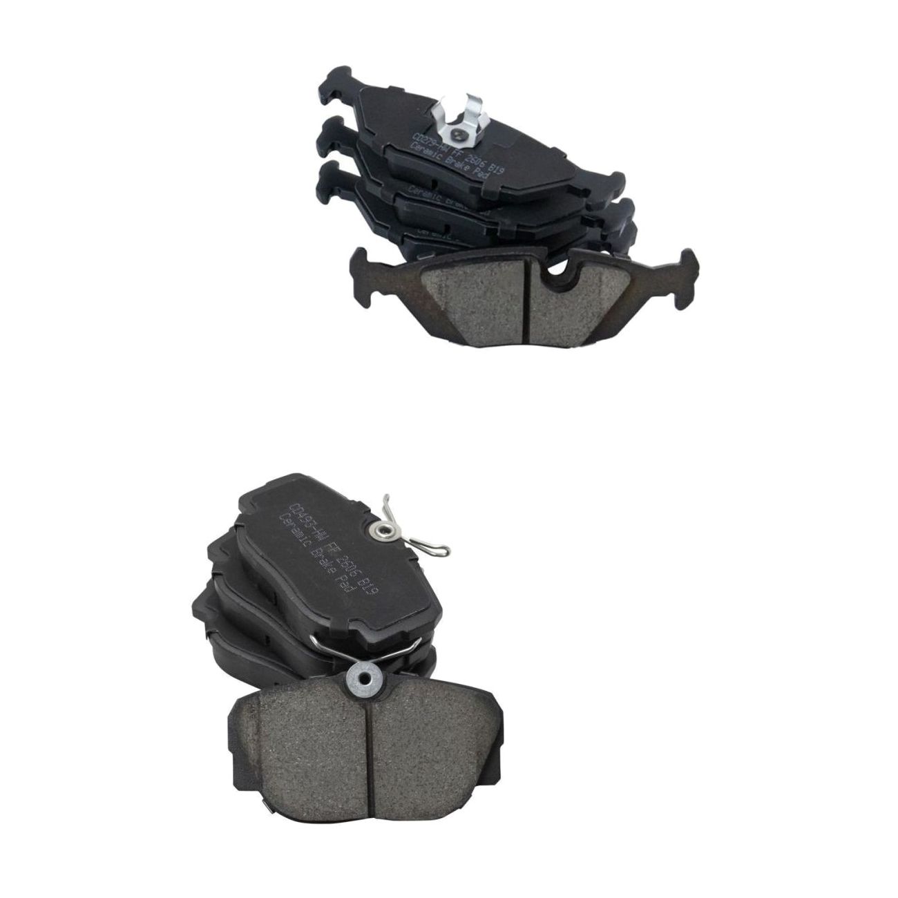 Front & Rear Ceramic Disc Brake Pad Kit For 1991 BMW 318i Base Convertible 318e